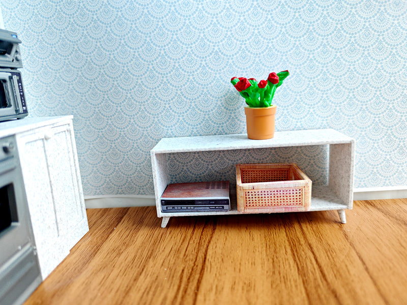 1:12 Simple and modern design TV Stand, dollhouse decoration, applicants, 3D printing STL