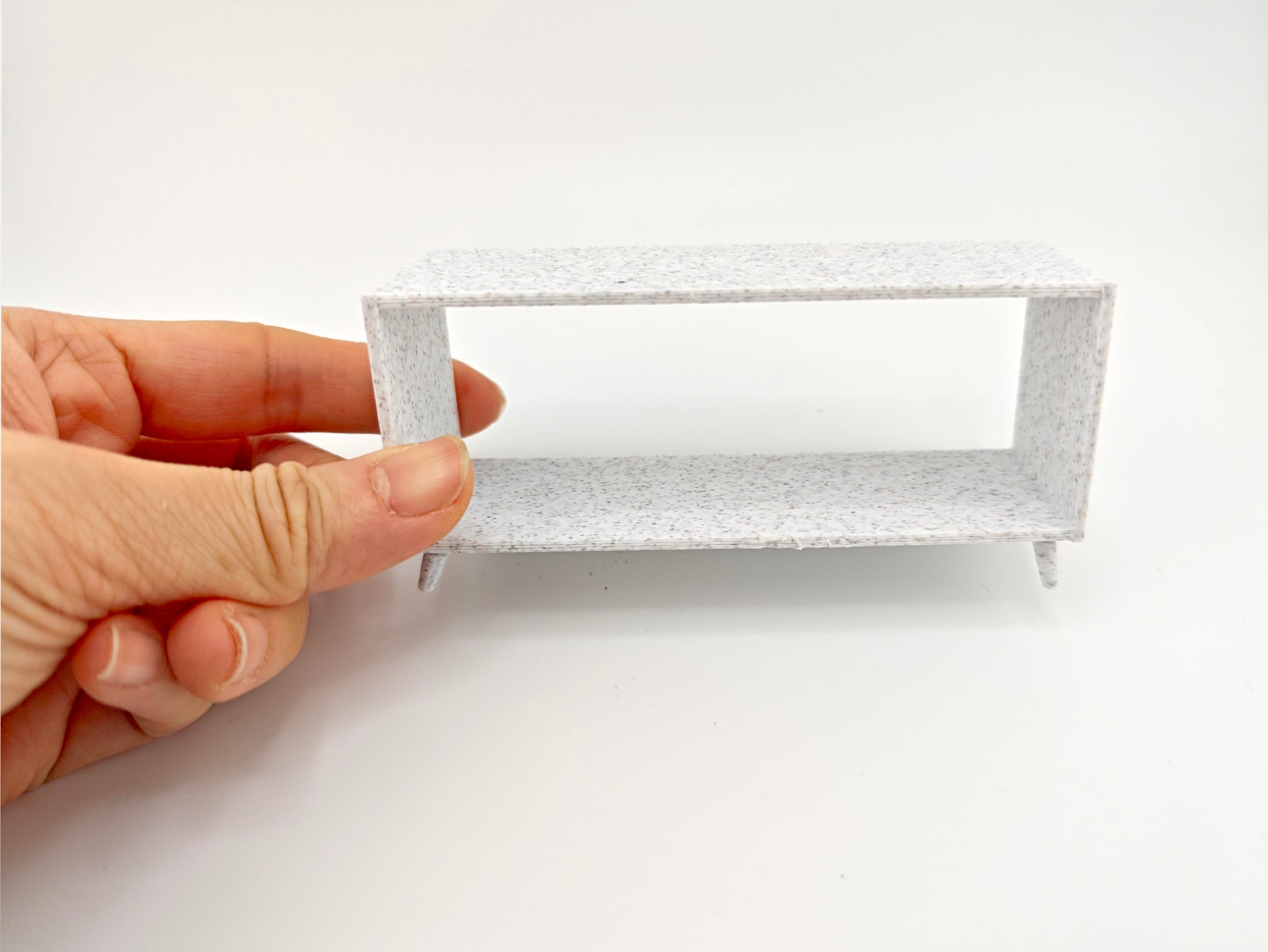 1:12 Simple and modern design TV Stand, dollhouse decoration, applicants, 3D printing STL