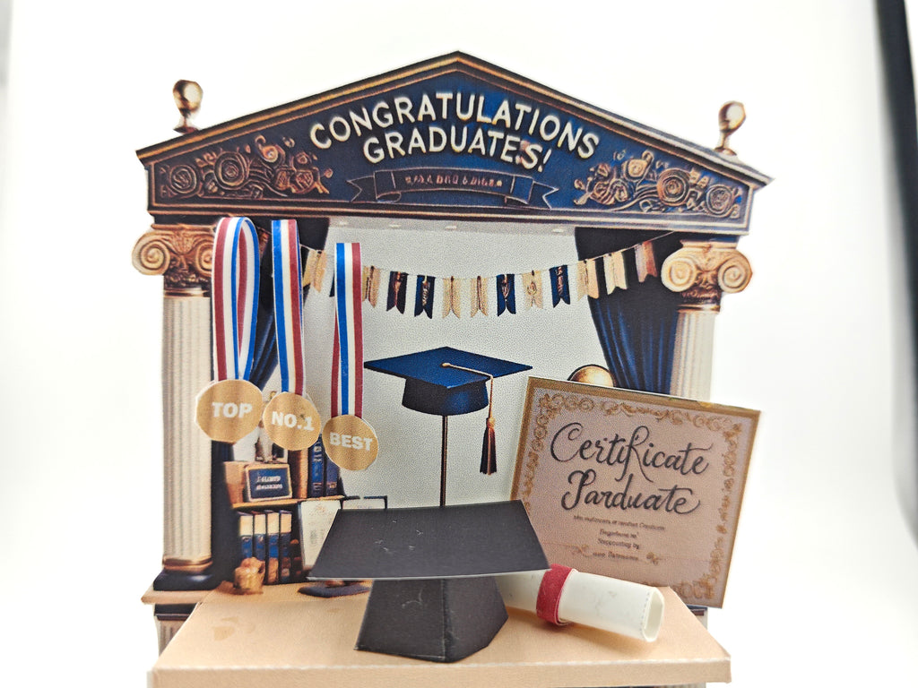 Congratulation graduates stand, graduates presents,  university, DIY present to family ,friends and classmate, celebration card