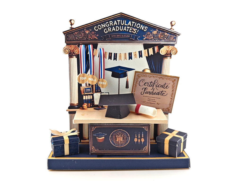 Congratulation graduates stand, graduates presents,  university, DIY present to family ,friends and classmate, celebration card