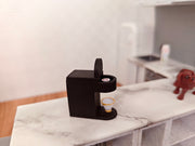 1:12 openable coffee maker and k cup capsule plus box, miniatures, kitchen applicants, mini cooking, real cook, 3D printing STL
