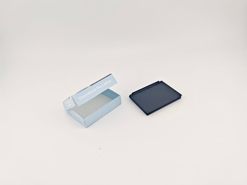 1:12 realism laptop Chromebook plus laptop, foldable, window computer, packaging, dollhouse, stationery, student laptop, 3D STL , dioramas