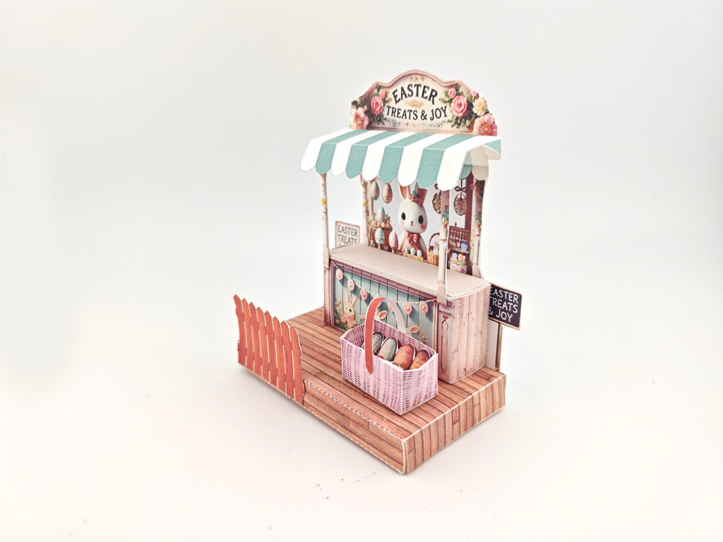 Celebrate Easter with this charming paper craft stand!
This Easter Fun Special Miniature Kit is perfect for DIY lovers — featuring adorable seasonal details, it's a delightful addition to your spring decor or a thoughtful handmade gift.