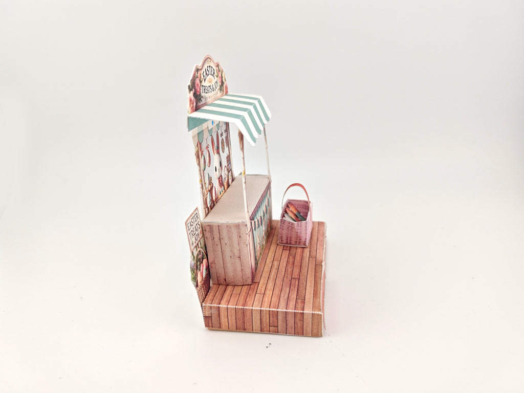 Celebrate Easter with this charming paper craft stand!
This Easter Fun Special Miniature Kit is perfect for DIY lovers — featuring adorable seasonal details, it's a delightful addition to your spring decor or a thoughtful handmade gift.