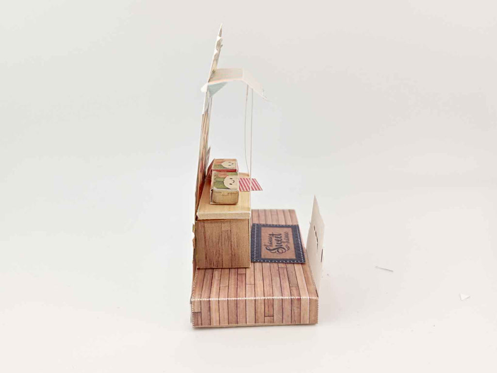Mother's day Special miniature Kit paper craft stand, little bear kissing mother bear, thank you card, proud mom, mommy card