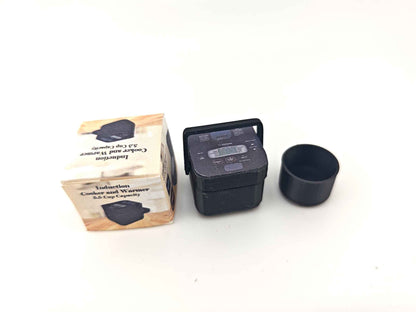1:12 openable rice cooker and  box, miniatures, kitchen applicants, mini cooking, real cook, 3D printing STL