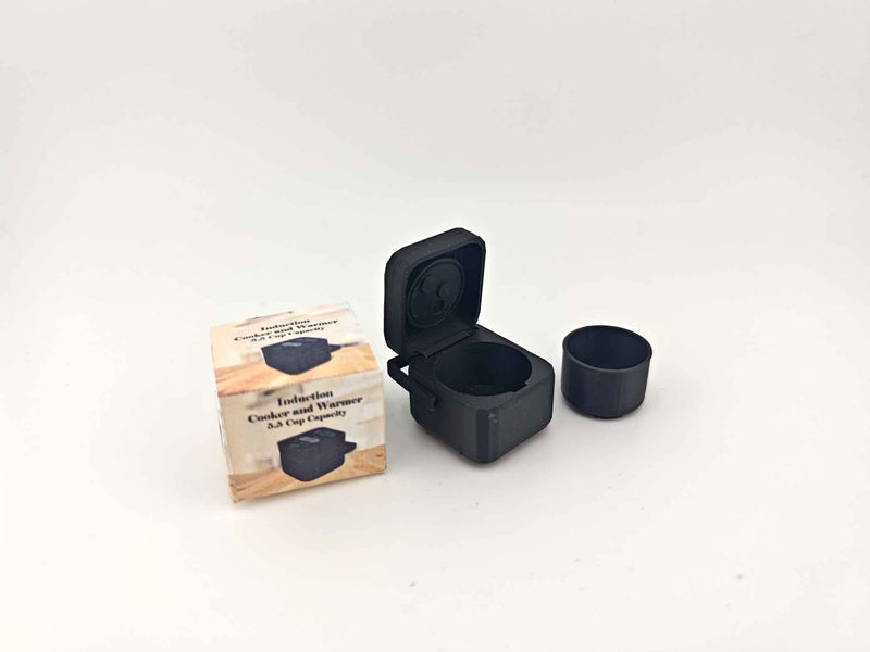 1:12 Scale Openable Rice Cooker, Miniature Kitchen Appliance, 3D Printing STL (PDF Box)