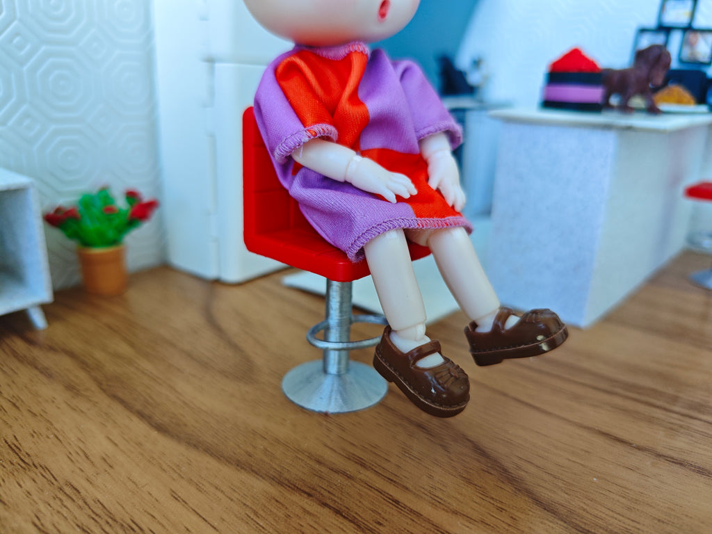 1:12 Height Bar Stood , packaging box , mini kitchen island, living room, furniture, chair, 3D STL ,dioramas