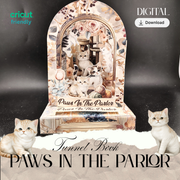 Perfect for cat lovers and crafters alike, this multi-layered paper project tells a silent, beautiful story of kittens at play in a vintage parlor. Whether you’re looking for a unique children’s book alternative or a meditative DIY project, this 3D "story in a box" brings charm to any shelf.