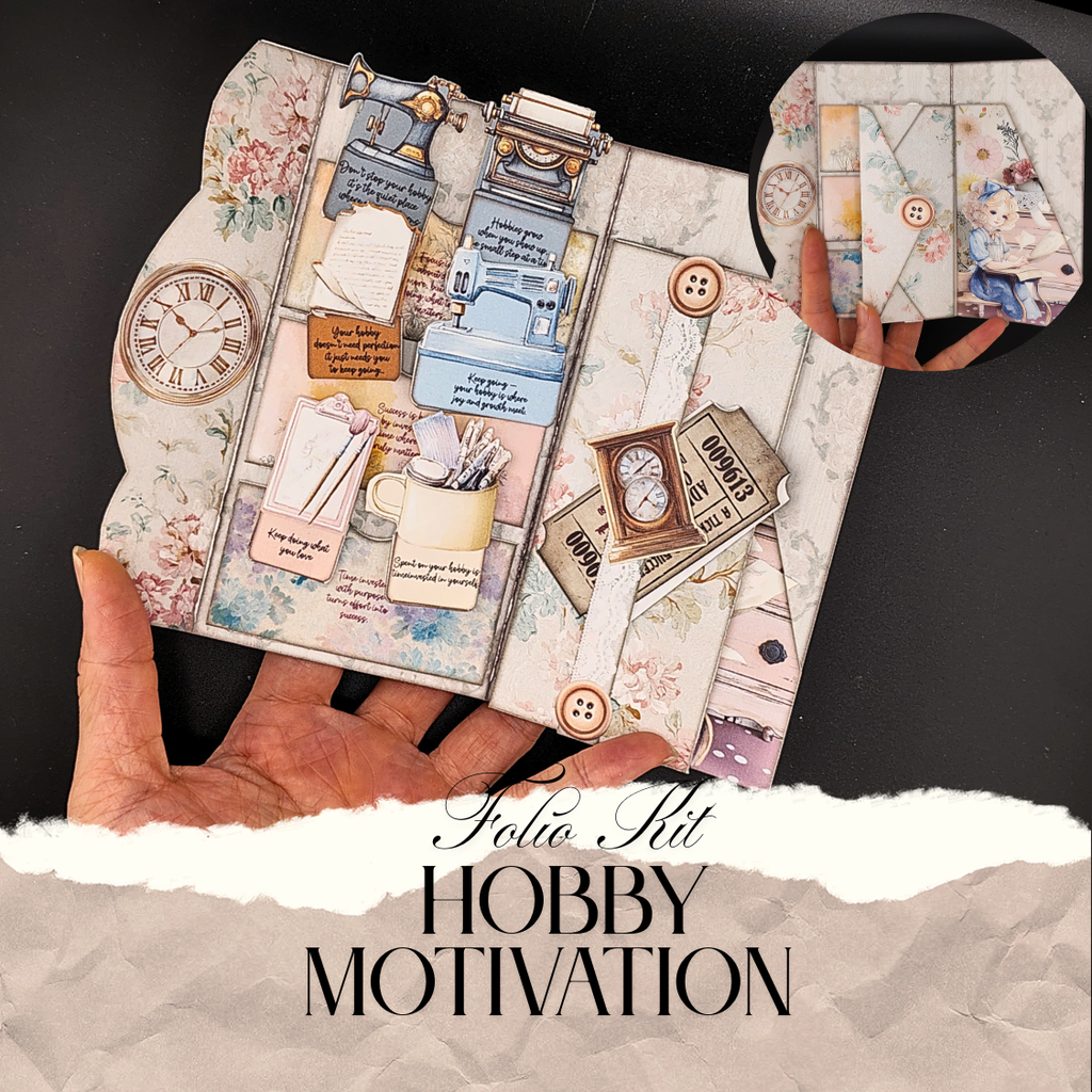 The Hobby Motivation Folio Kit is a thoughtfully designed 8-page printable folio created to encourage consistency, self-reflection, and joy in your hobbies.