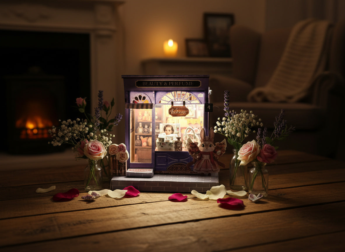 PickScene Beauty & Perfume House — Decorative Light House Papercraft for Home Décor or Gifting (Printable Digital Download)