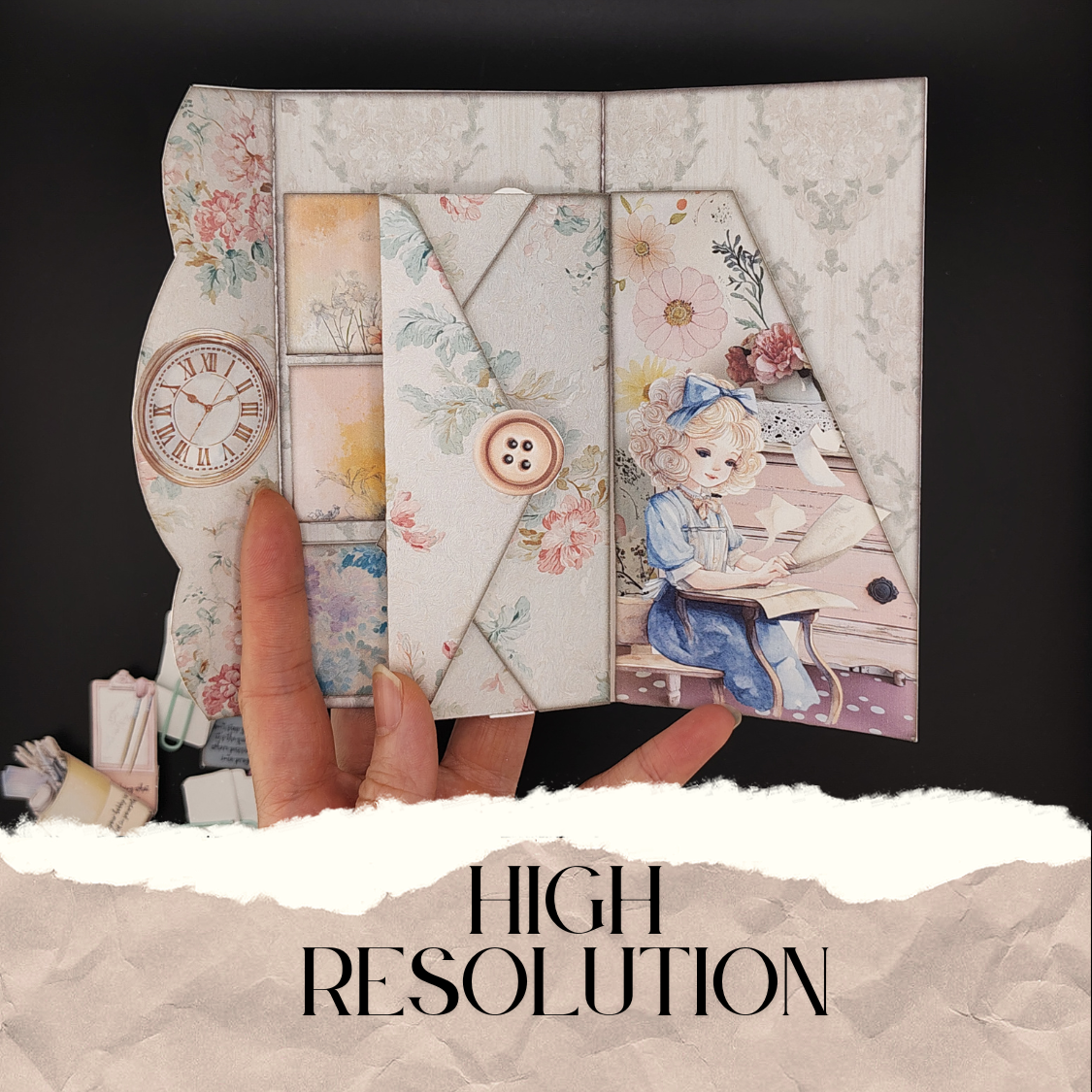 The Hobby Motivation Folio Kit is a thoughtfully designed 8-page printable folio created to encourage consistency, self-reflection, and joy in your hobbies.