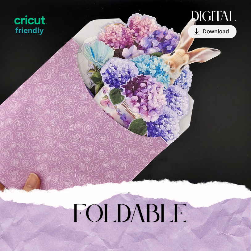 Celebrate the beauty of Spring with this stunning 3D Hydrangea Pop-Up Card (easter holiday)