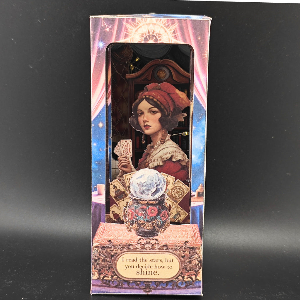 Fortune teller BookNook Kit: Paper Diorama Template (PDF & PNG for Cricut)