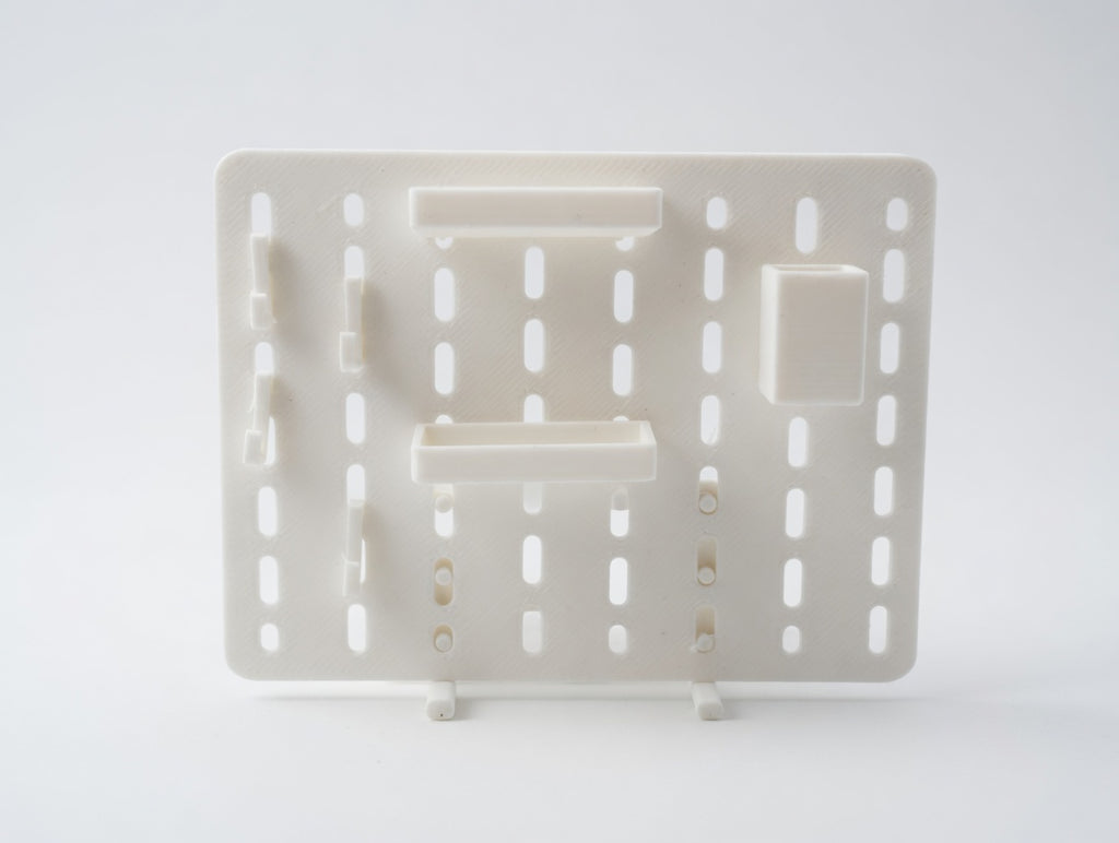 1:12 Scale Dollhouse Craft Room Pegboard System, Miniature Decor