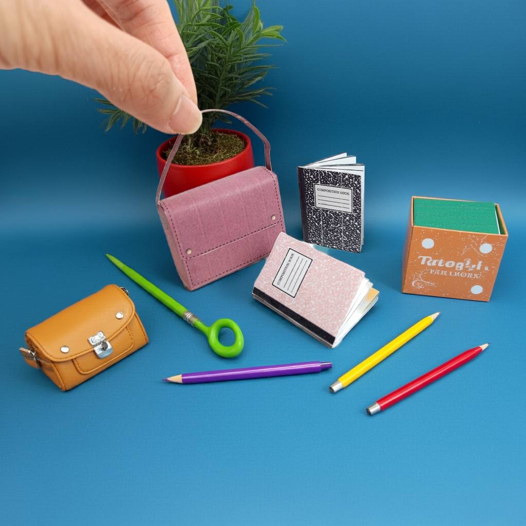 back to school mini for dollhouse