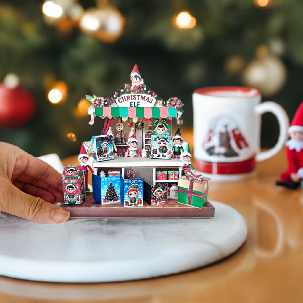x'mas stand DIY miniature kit- Christmas present