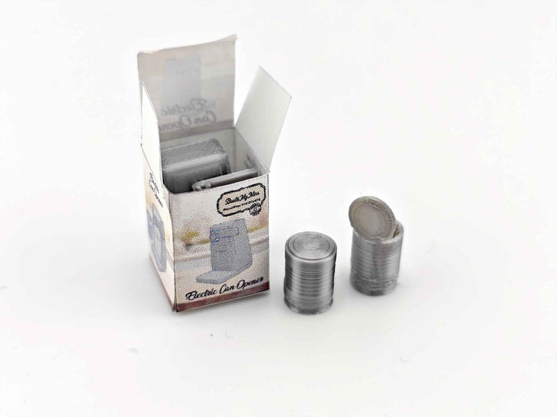 1:12 Electronic Can Opener,  Mini kitchen cooking electronic appliance, 3D print, STL dollhouse