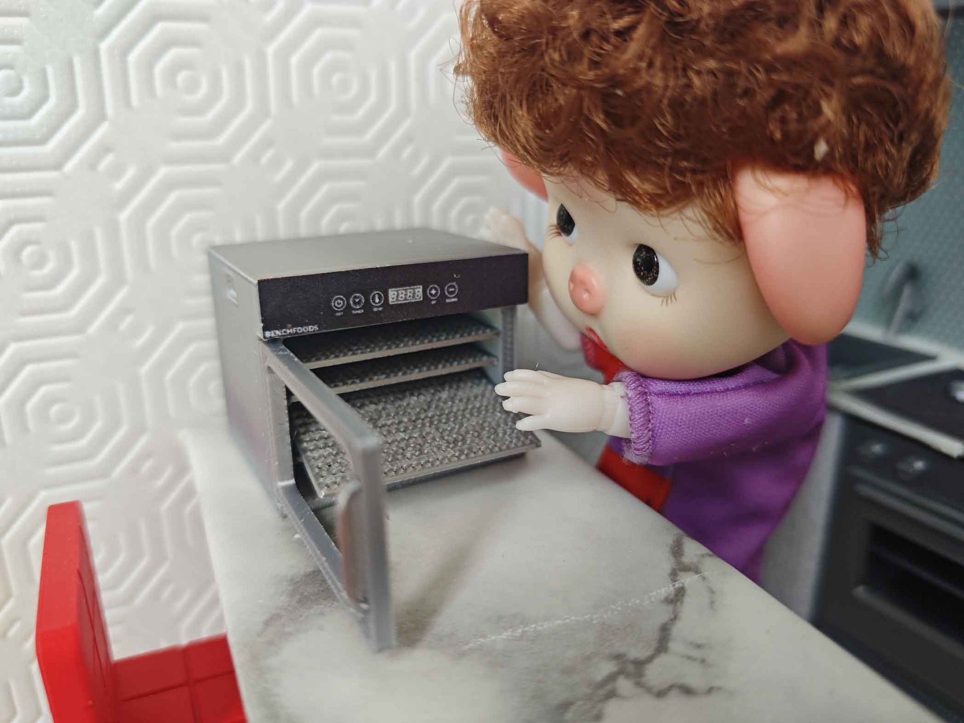 1:12 Dollhouse Home Dehydrator — 3D Print File for Miniature Kitchen & Cooking Scenes