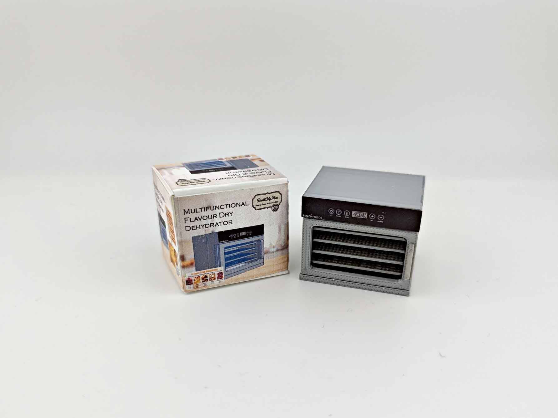 1:12 Dollhouse Home Dehydrator — 3D Print File for Miniature Kitchen & Cooking Scenes