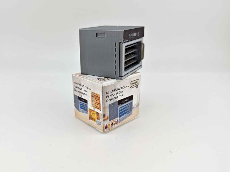 1:12 Dollhouse Home Dehydrator — 3D Print File for Miniature Kitchen & Cooking Scenes