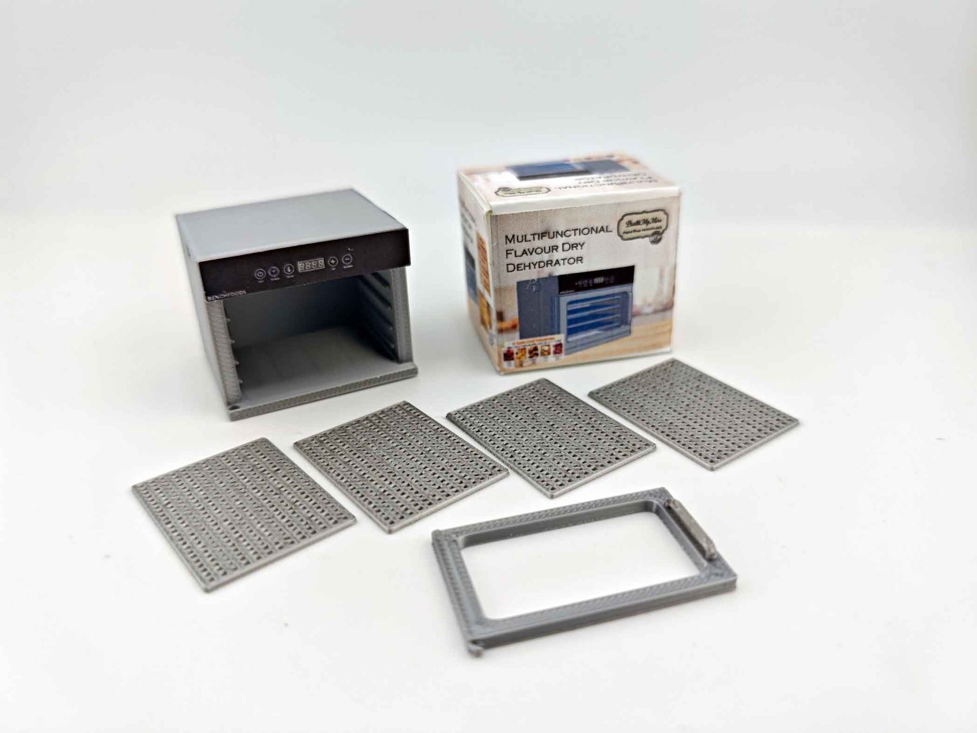 1:12 Dollhouse Home Dehydrator — 3D Print File for Miniature Kitchen & Cooking Scenes