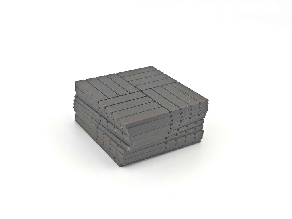 1:12 Realistic Garden & Balcony Floor — STL File for Dollhouse 3D Printing
