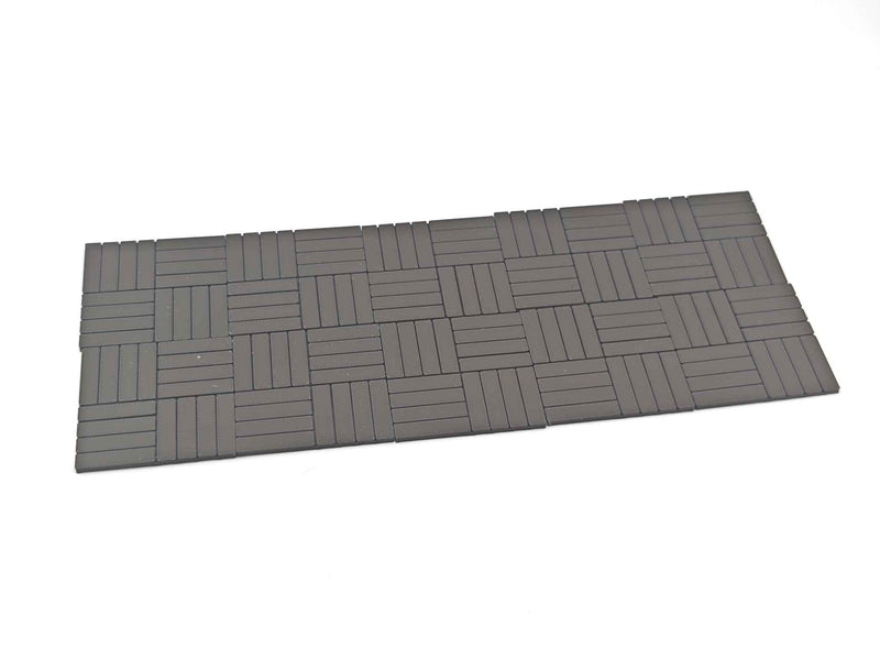 1:12 Realistic Garden & Balcony Floor — STL File for Dollhouse 3D Printing