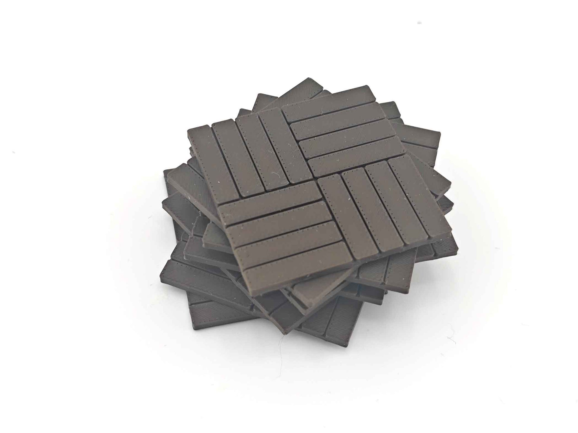 1:12 Realistic Garden & Balcony Floor — STL File for Dollhouse 3D Printing