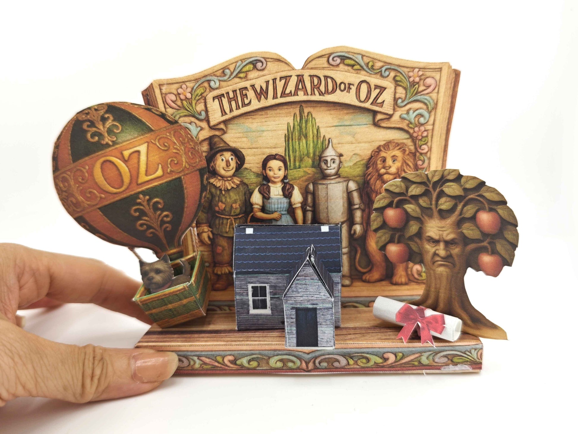 Wizard of Oz Miniature Scene: Printable DIY Papercraft Kit (Digital Download)