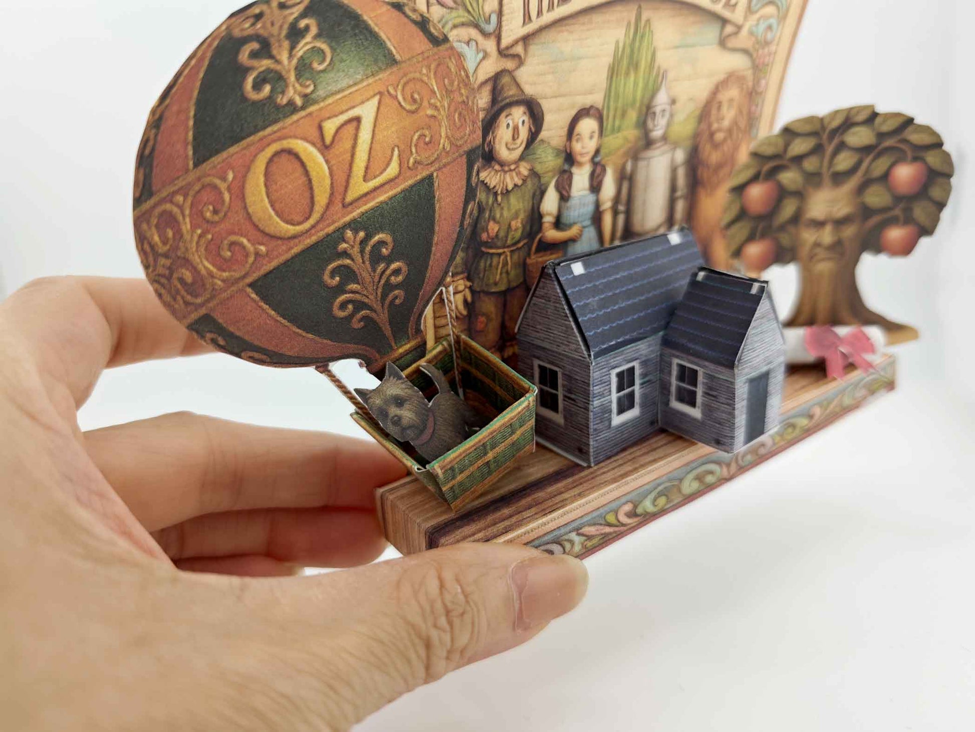 Wizard of Oz Miniature Scene: Printable DIY Papercraft Kit (Digital Download)