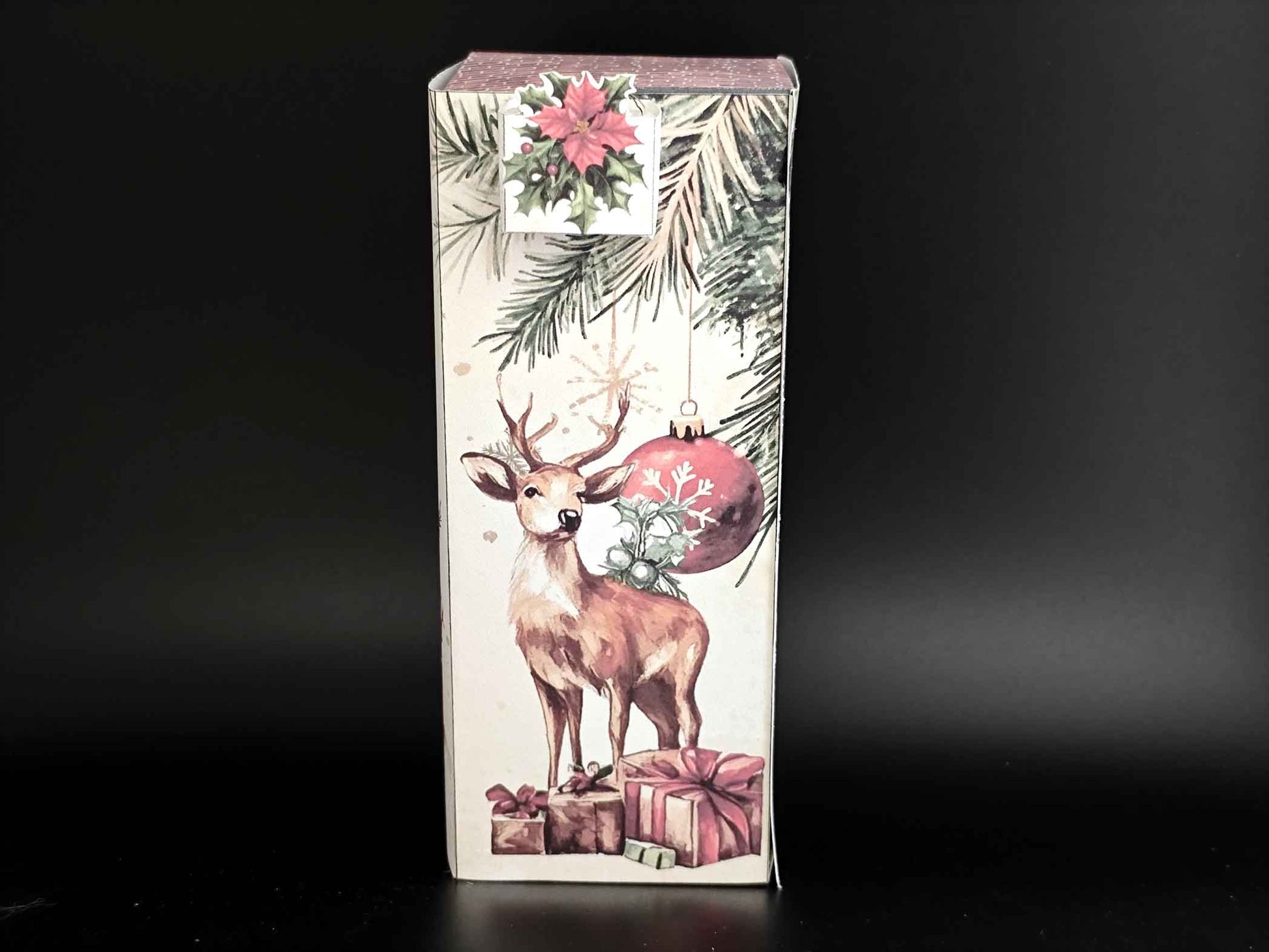 Christmas Home Book Nook Kit – 15 cm Tall Foldable Paper Diorama with LED Lighting