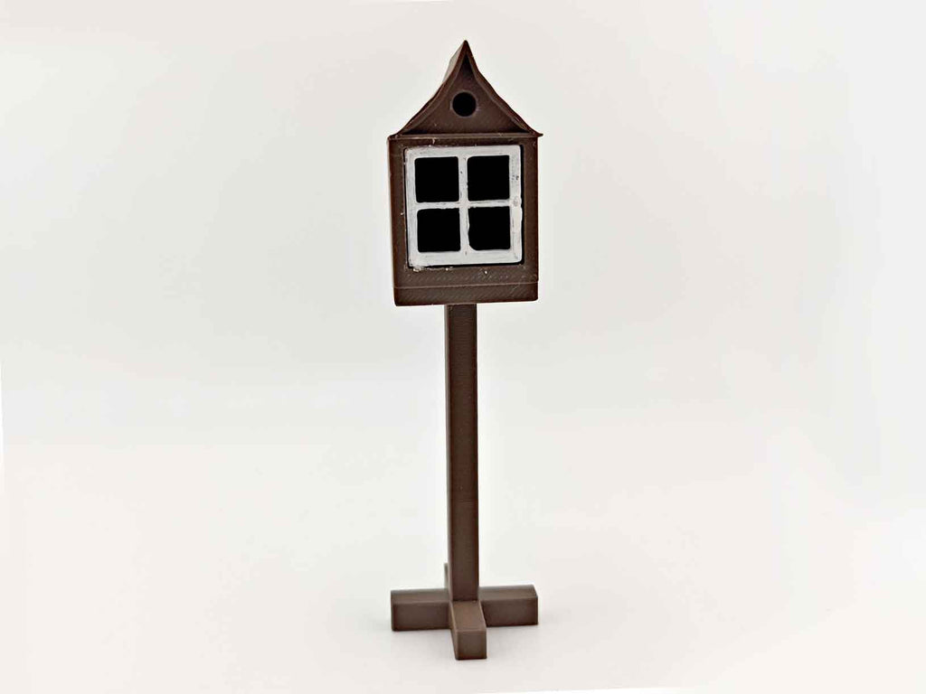1:12 Bird house STL file, openable door bird home for outdoor and back yard, front yard, suit for 12 scale dollhouse