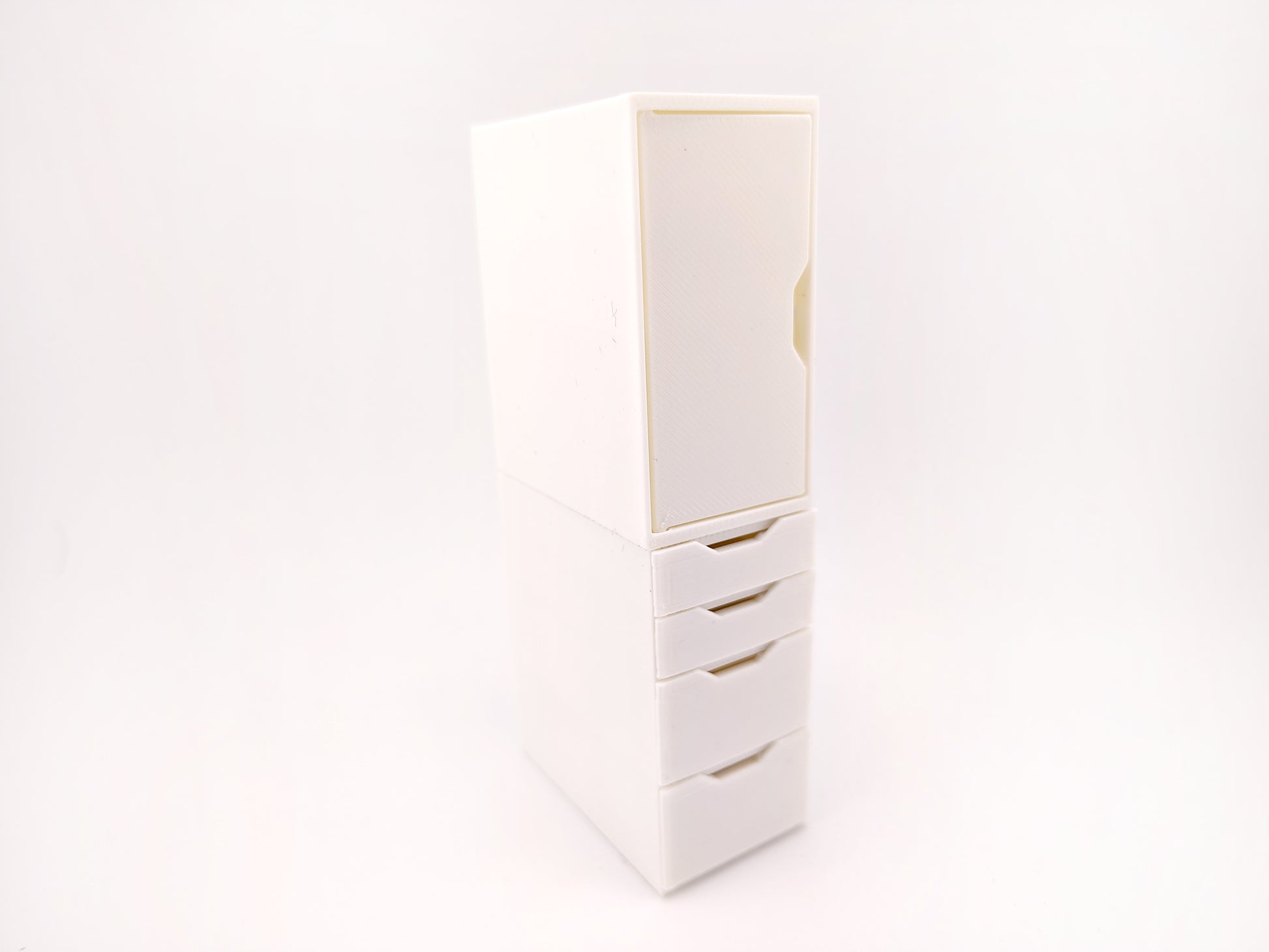 1:12 Office desk, crafter drawer STL file for dollhouse print,