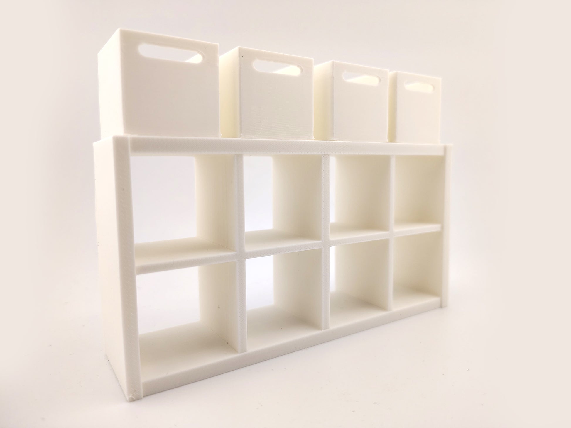 1:12 book shelf and organizers for office and home, three books are included, office equipment, office diorama