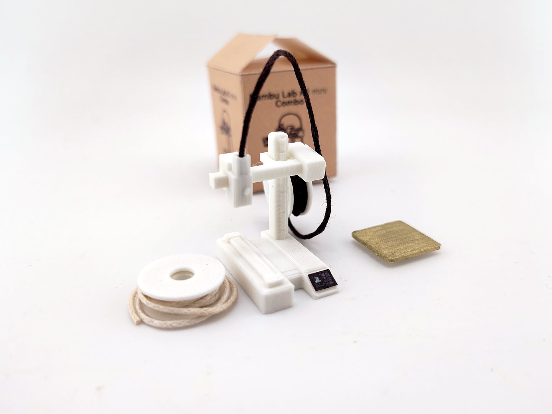 1:12 3D printer and filament spool STL file,  prints are included, office equipment, office diorama dollhouse