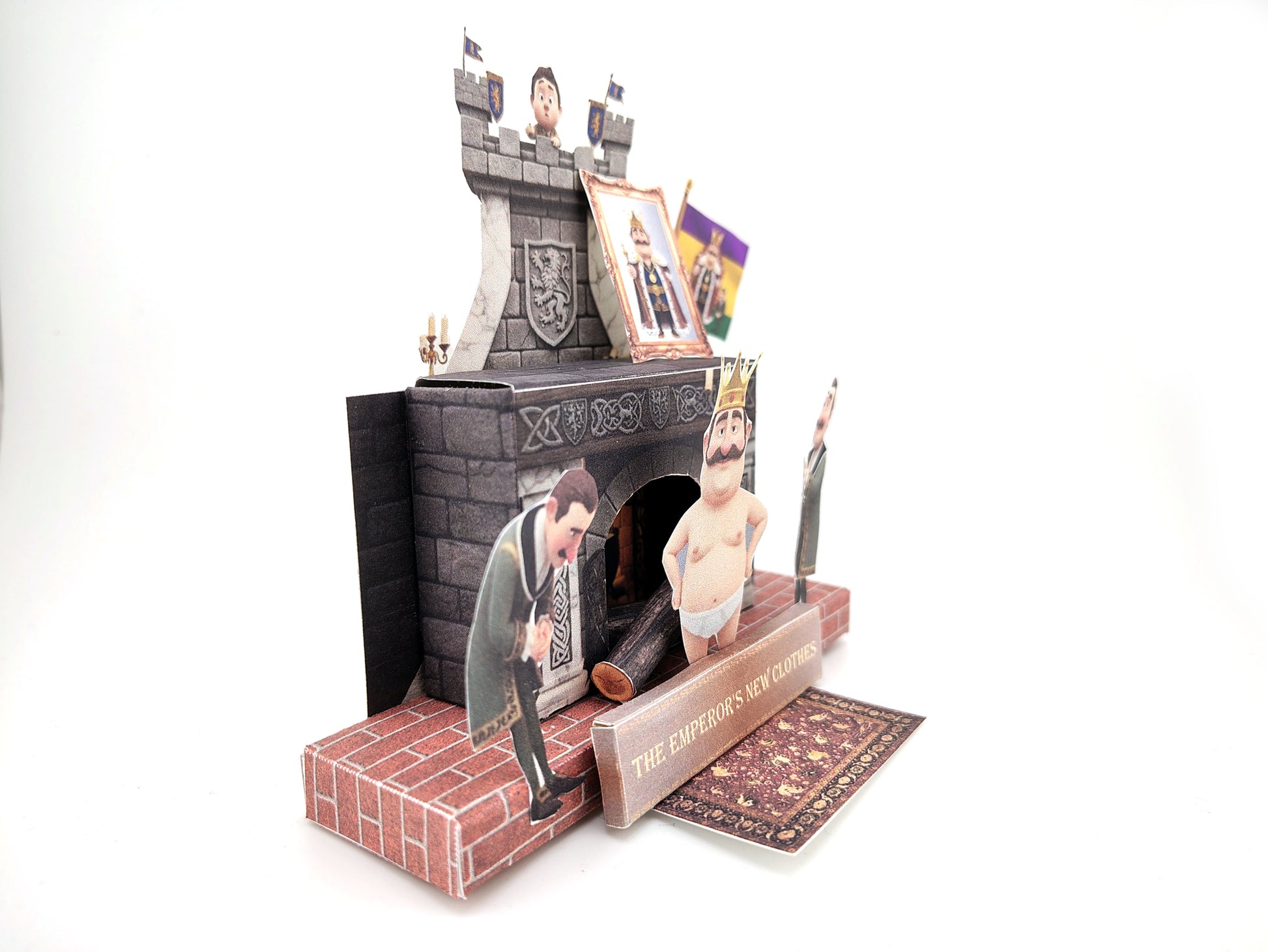 The emperor's new clothes fairy tale story pickscene stand (digital download) king story