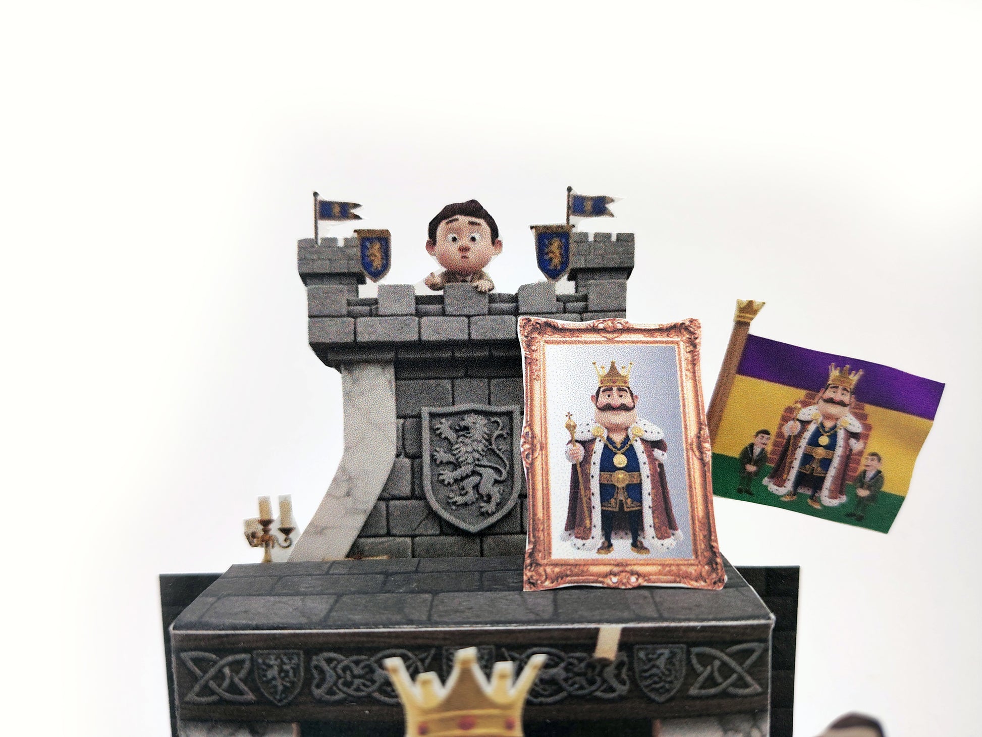 The emperor's new clothes fairy tale story pickscene stand (digital download) king story