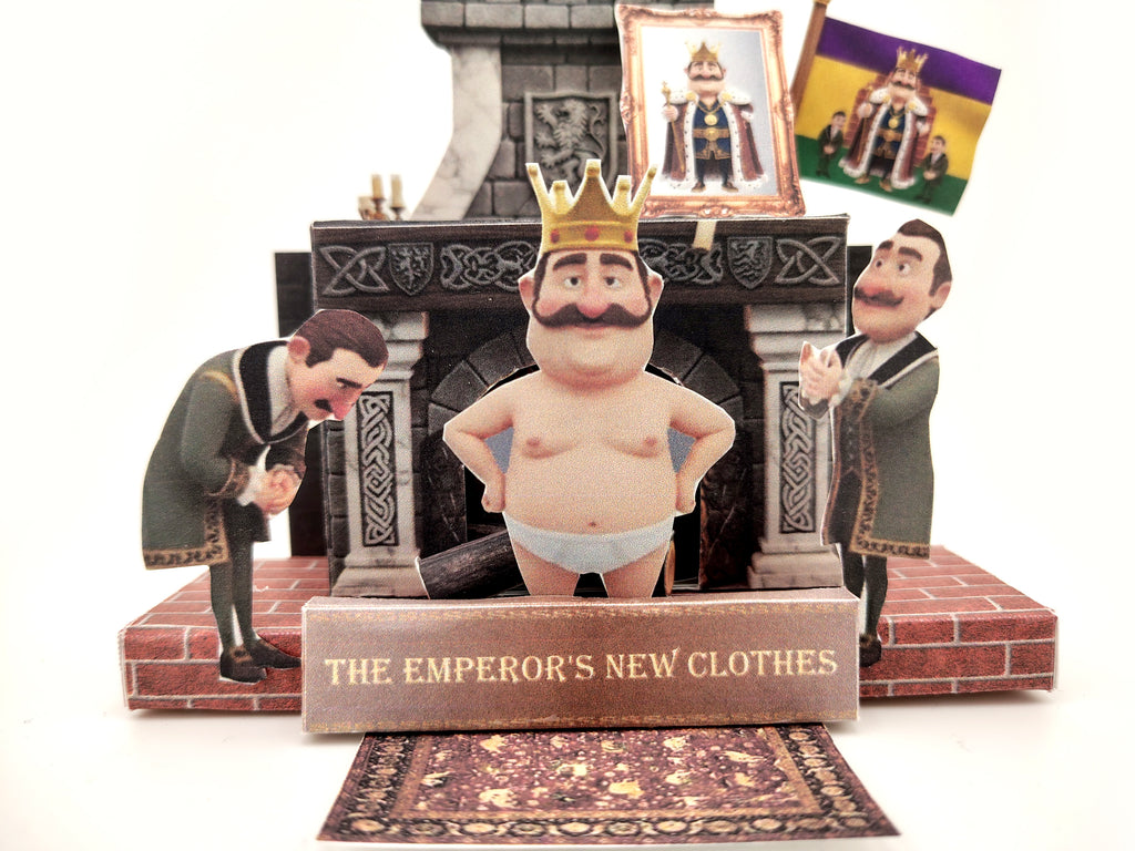 The emperor's new clothes fairy tale story pickscene stand (digital download) king story