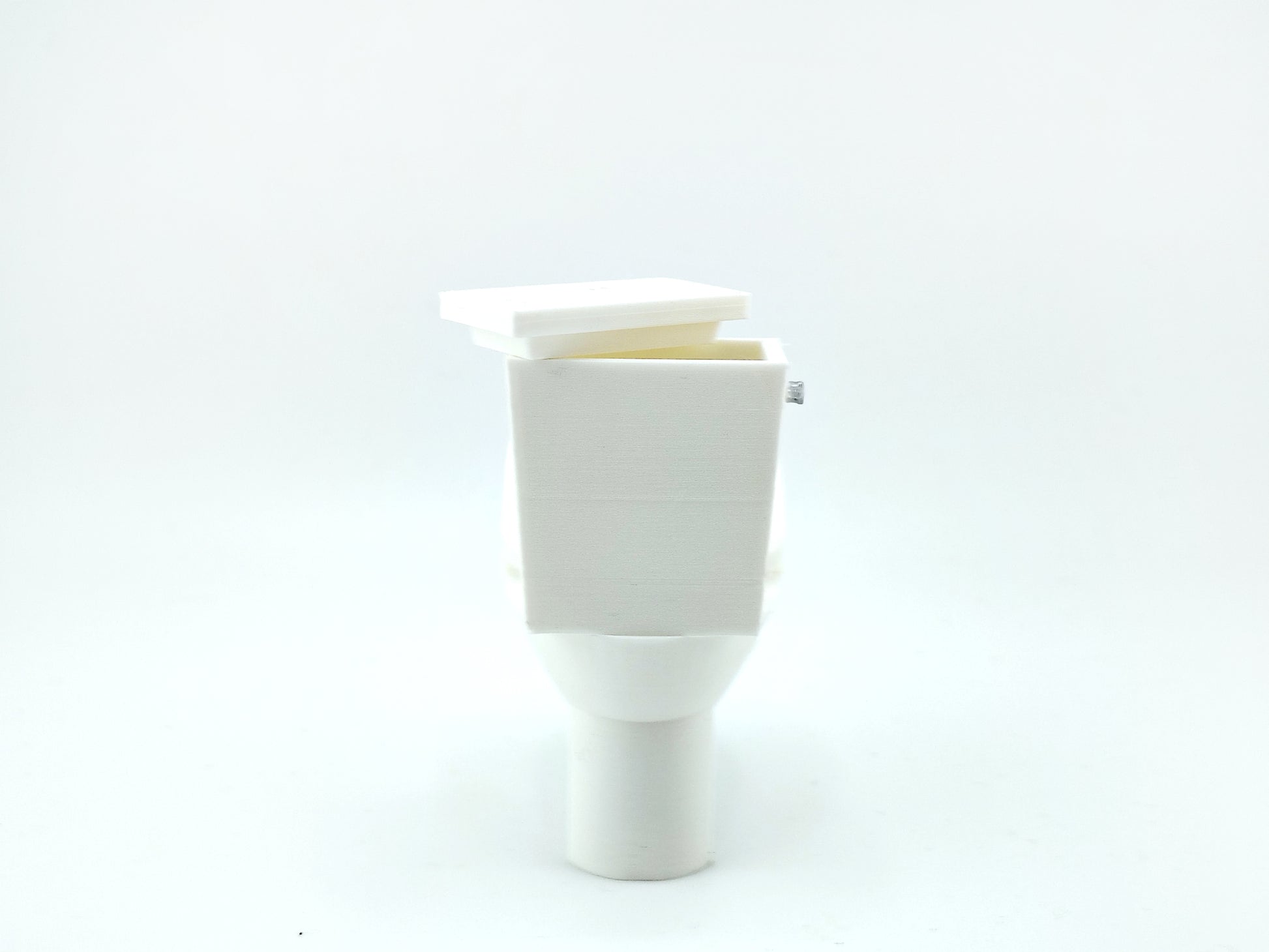 1:12 Toilet Seat STL File | Dollhouse Bathroom, Washroom & Restroom Miniature Diorama