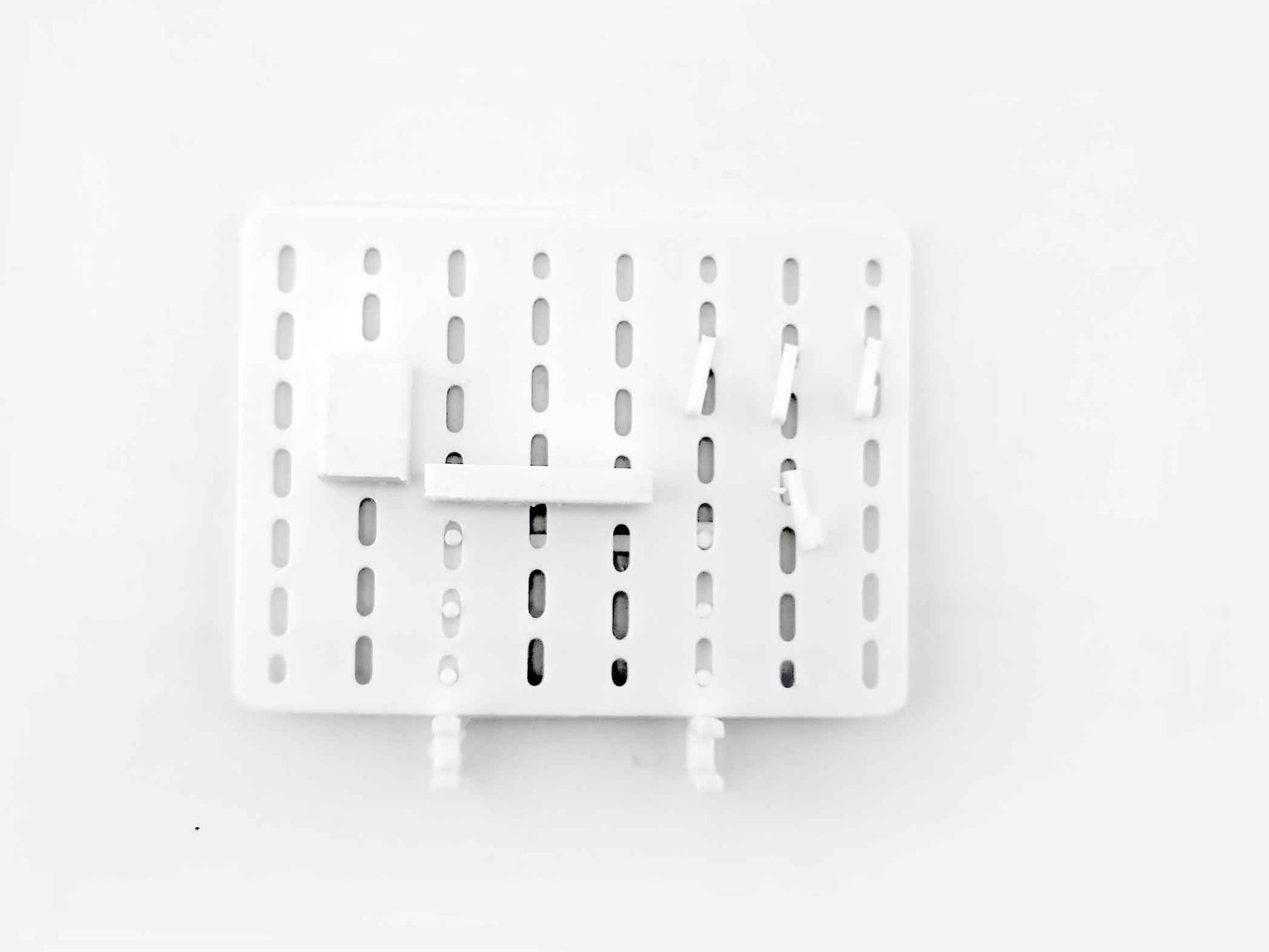 11:12 Miniature Pegboard Combination STL File — Dollhouse Office Equipment with Printable Accessories for Diorama Display