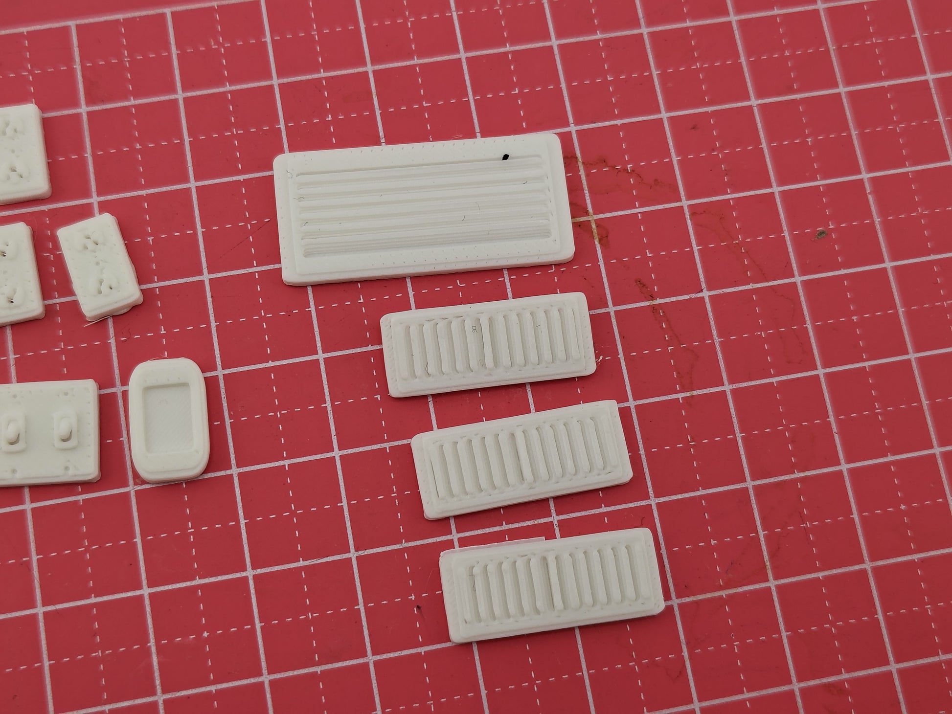 1:12 Light Switch, Air Vent & Power Plug Set — Dollhouse 3D Print STL Files (Instant Digital Download)
