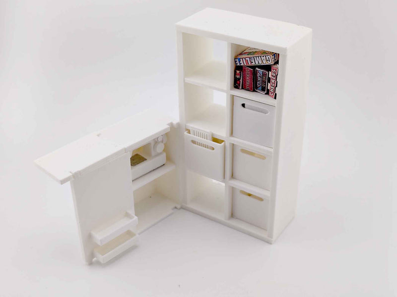 1:12 sewing machine STL file,  prints are included, craft room equipment, crafter dollhouse diorama