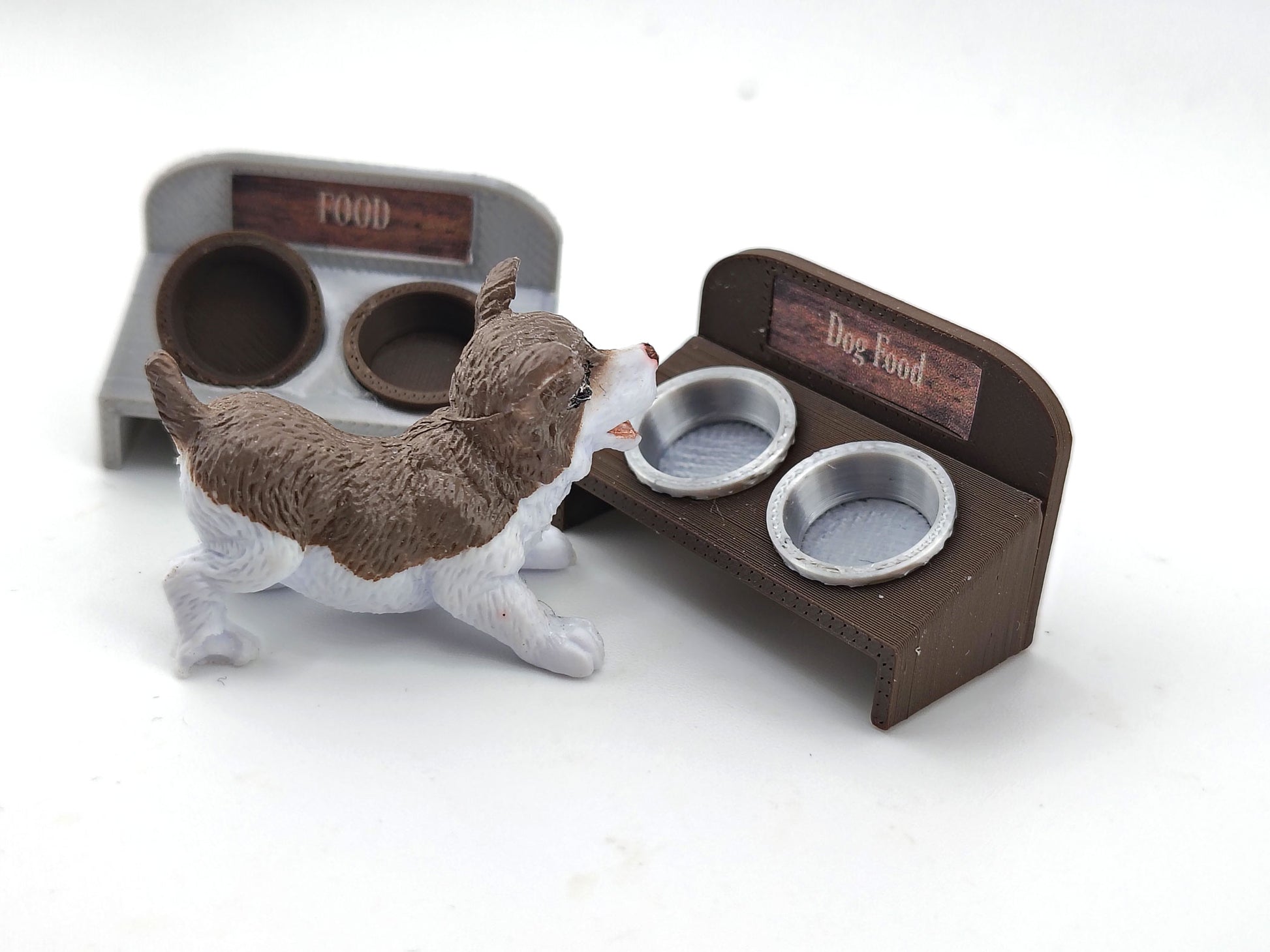 1:12 Miniature Dog Tray STL File — Pet Food Dish for Dollhouse Kitchen or Pet Scene (3D Print Instant Download)