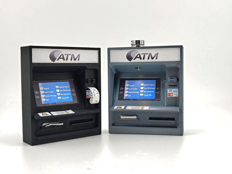 1:12 Scale ATM Machine STL File, Dollhouse Miniature (Digital Download)