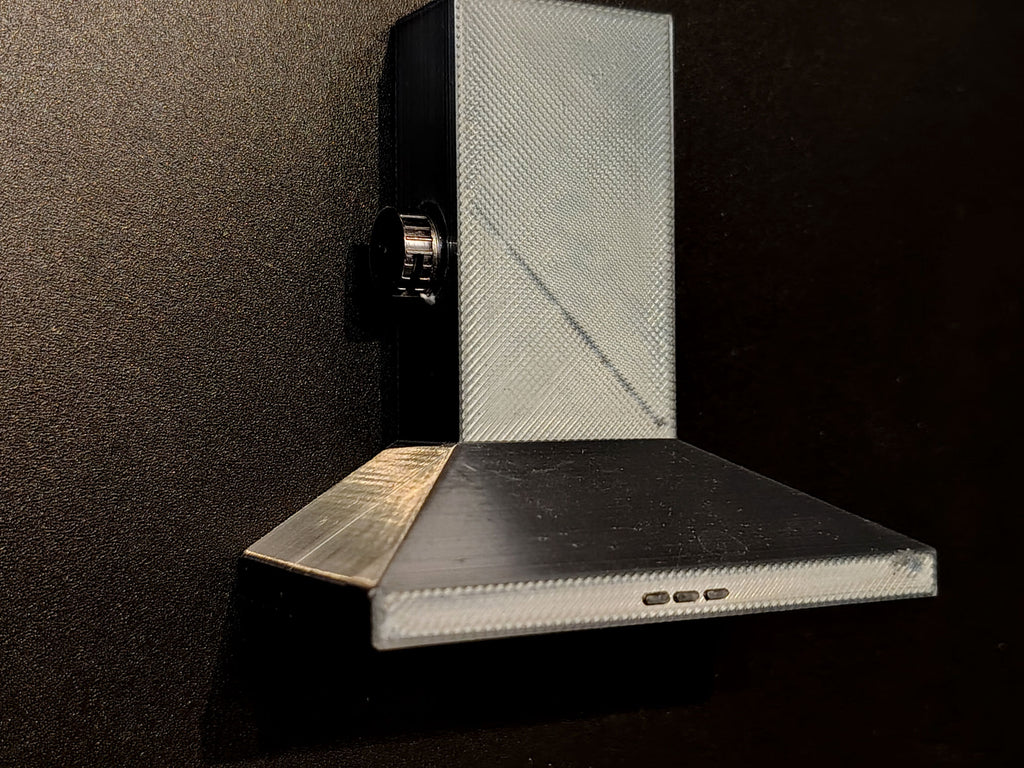 1:12 Kitchen Range Hood STL with Light/No-Light for Dollhouse Diorama, realistic kitchen