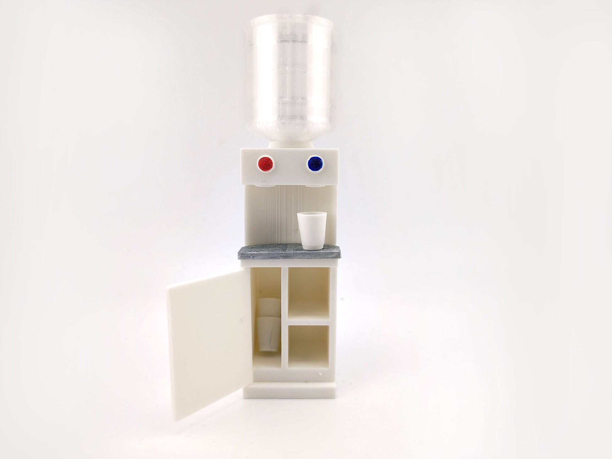 water cooler and hotter dispenser STL file for 1:12 dollhouse, office diorama