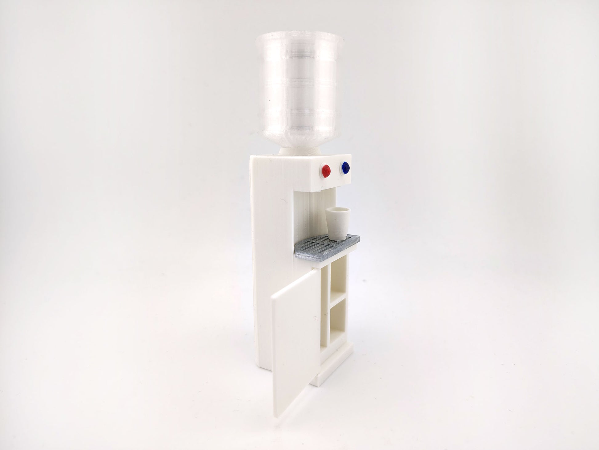 water cooler and hotter dispenser STL file for 1:12 dollhouse, office diorama