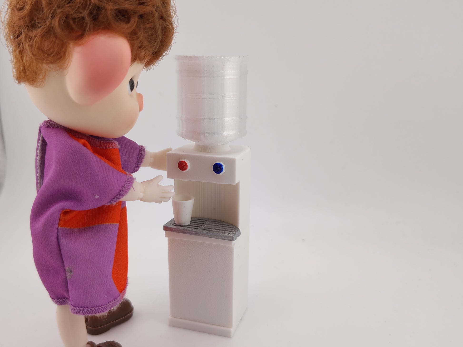 water cooler and hotter dispenser STL file for 1:12 dollhouse, office diorama