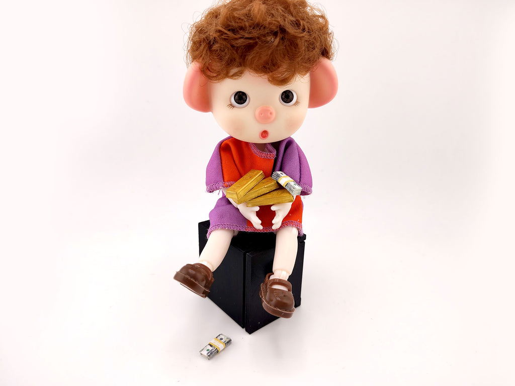 1:12 Dumbbell STL — Miniature Fitness Weight for Dollhouse Gym & Workout Dioramas (3D Print File, Instant Download)